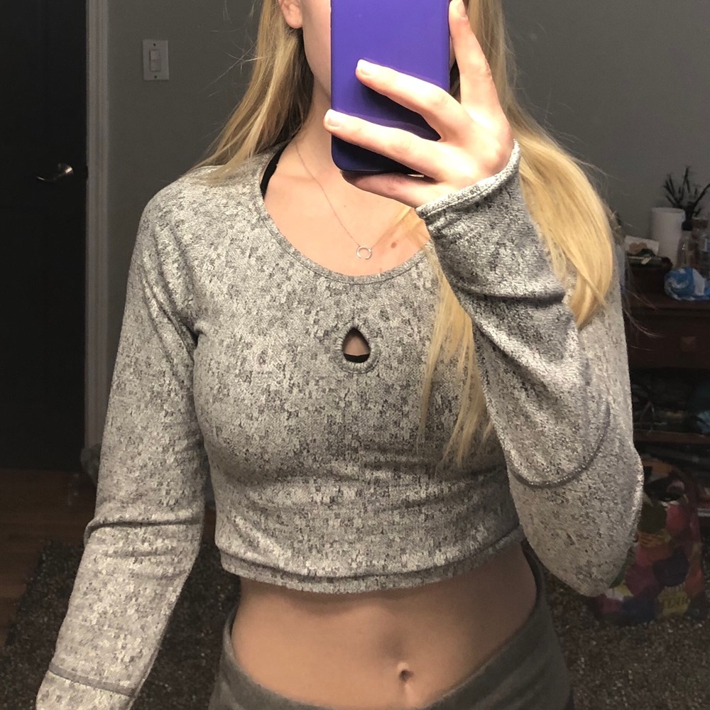 gymshark cropped long sleeve